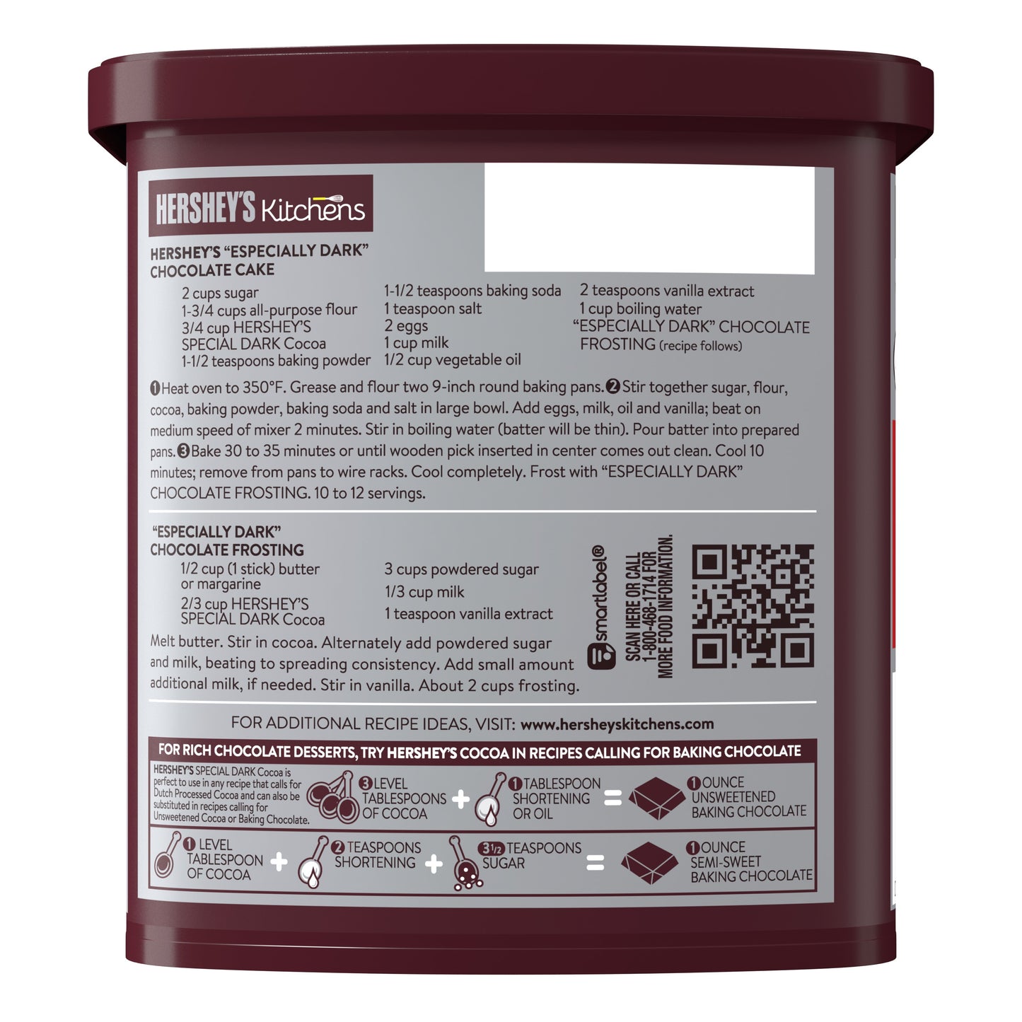 Hershey's Natural 100% Cocoa Special Dark 226 gr Hershey's