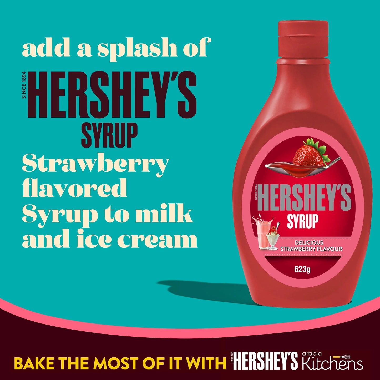 Hershey's Strawberry Syrup 623g Hershey's