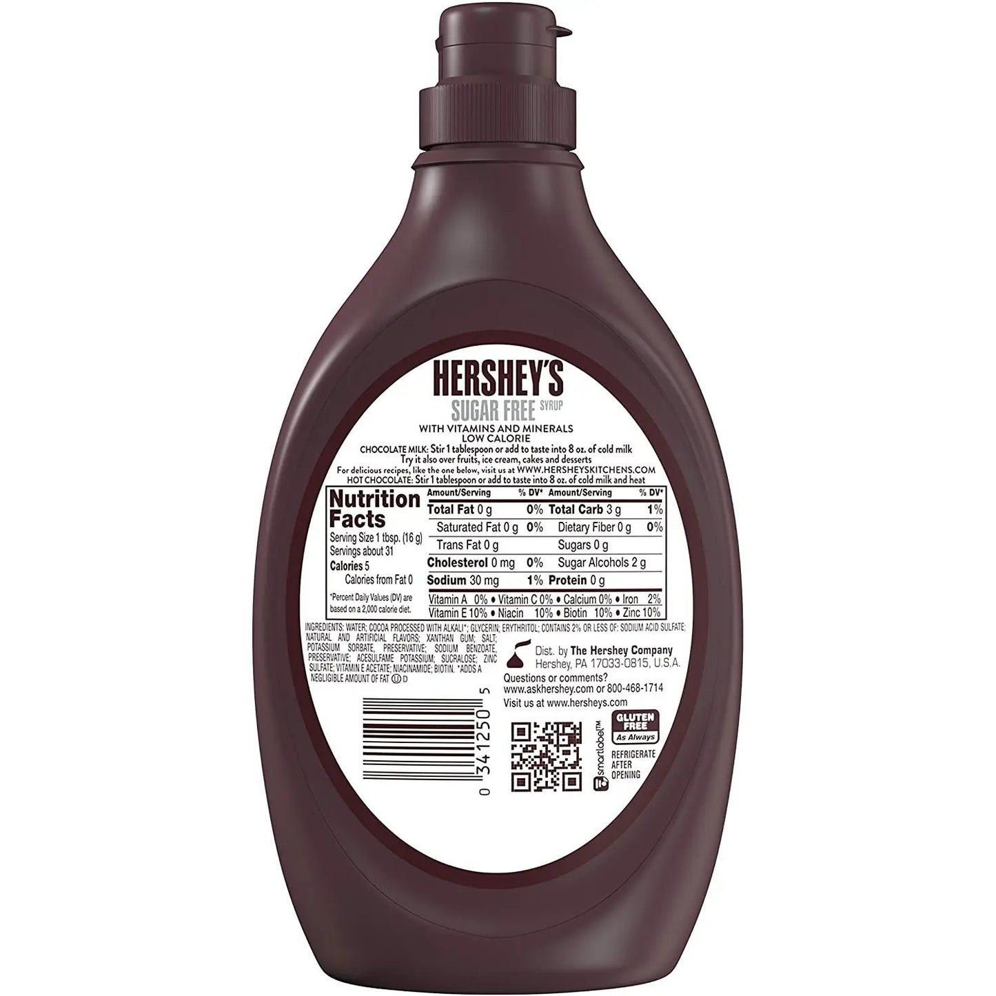 Hershey's Sugar Free Chocolate Syrup 496 gr Hershey's