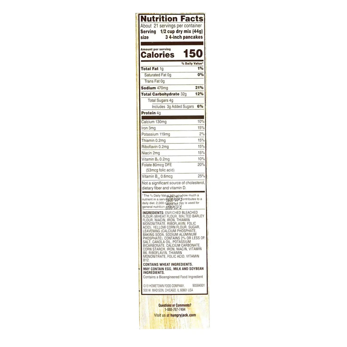 Hungry Jack Pancake & Waffle Mix Complete Extra Light & Fluffy 907gm Hungry Jack