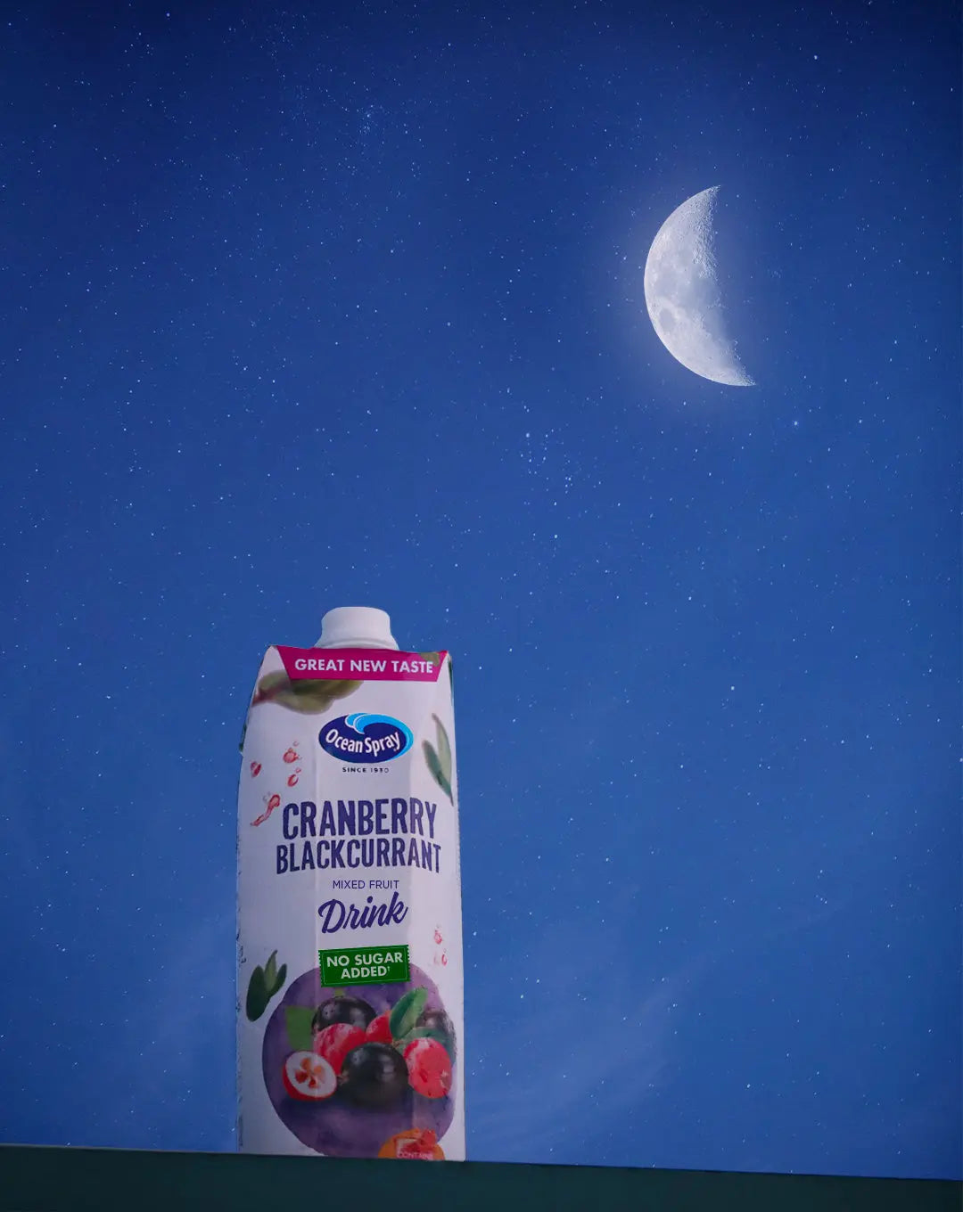 Ocean Spray Cranberry And Blackcurrant No Sugar Juice Drink 1 L Ocean Spray