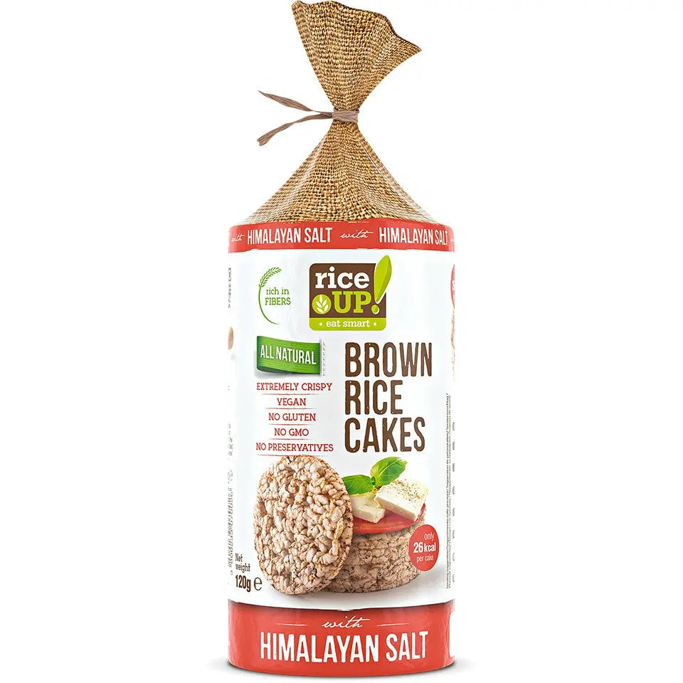 Rice Up Whole Grain Rice Cakes Himalayan Salt 120g Rice Up