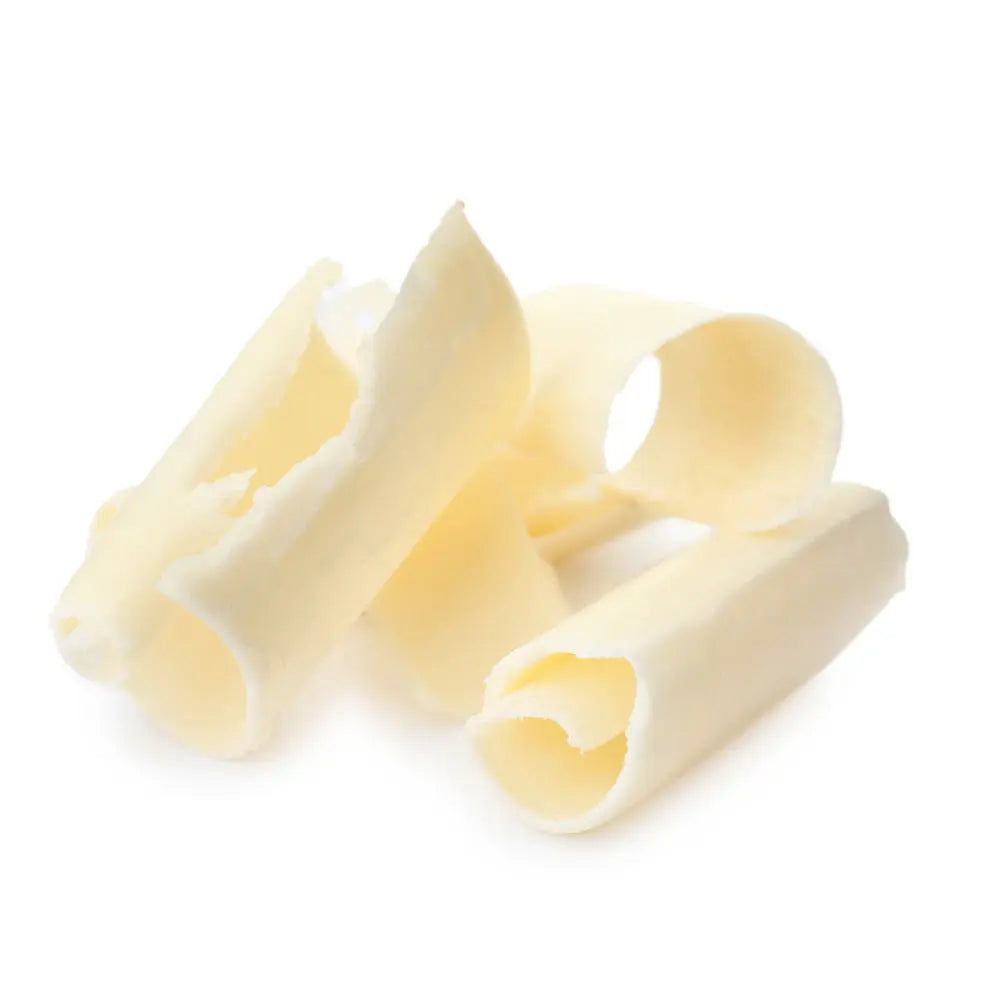 Rich Ribbon Chocolate Curls White 28.5% 4kg Rich Ribbon