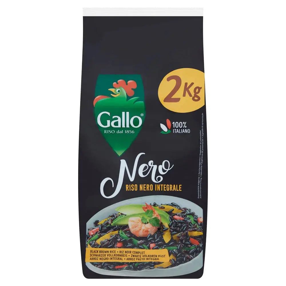 Riso Gallo Black Rice Intergale 2Kg Riso Gallo