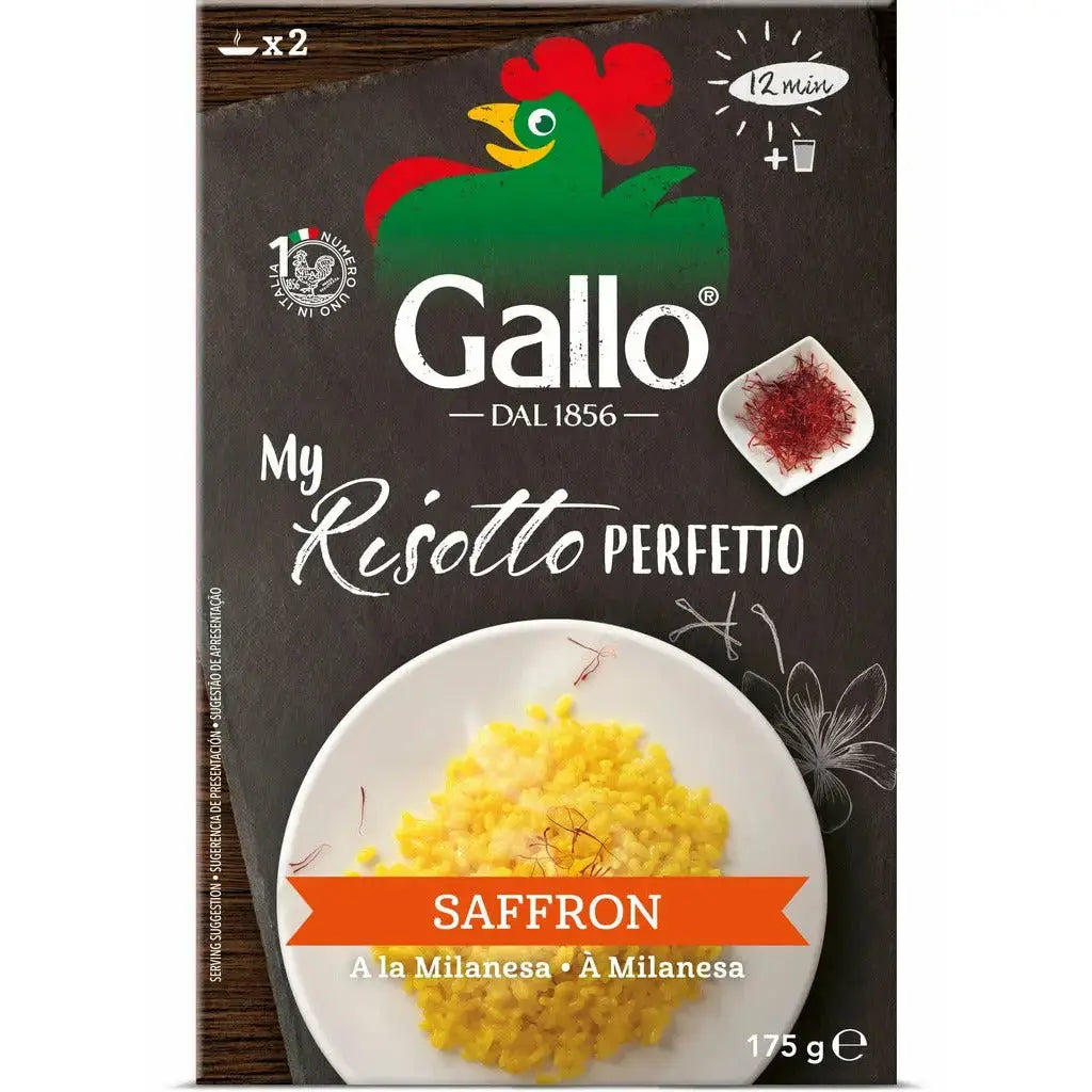 Riso Gallo Risotto Saffron 175g Riso Gallo