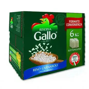 Riso Gallo Valigetta Carnaroli 6 x 1kg Riso Gallo