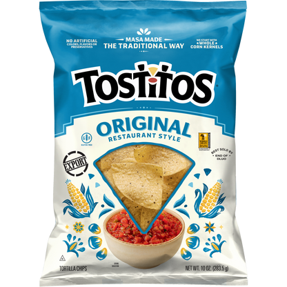 Tostitos Original Restaurant Style Tortilla Chips 10 OZ (283.5g) - Export