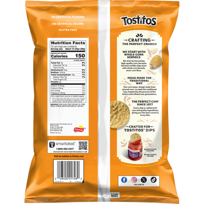 Tostitos Original Crispy Rounds Tortilla Chip 10 OZ (283.5g) - Export