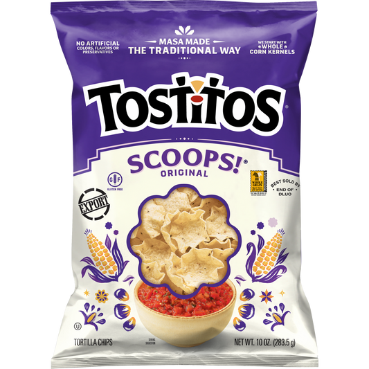 Tostitos Original Scoops Tortilla Chip 10 OZ (283.5g) - Export