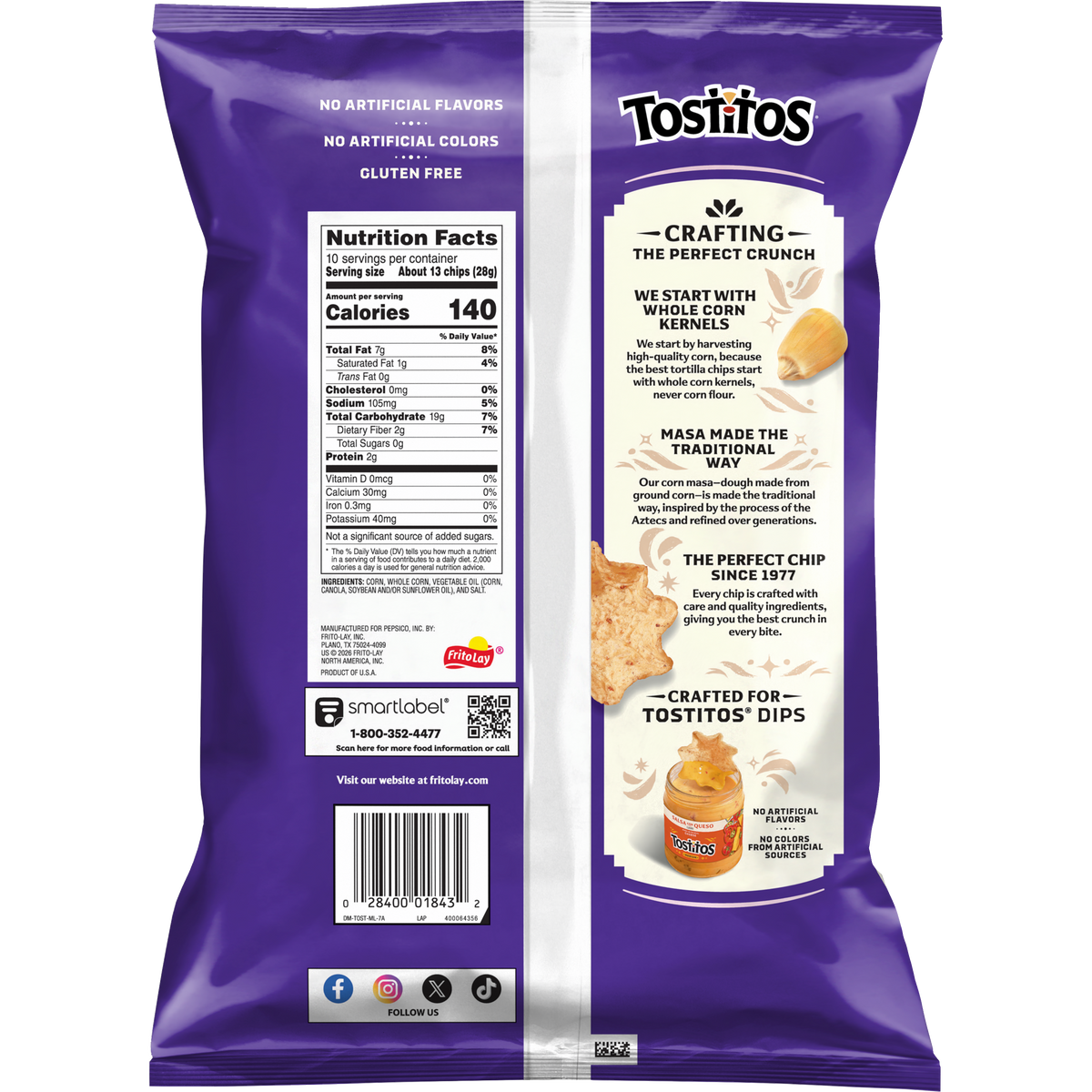 Tostitos Original Scoops Tortilla Chip 10 OZ (283.5g) - Export