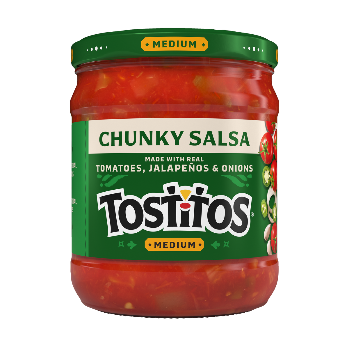 Tostitos Chunky Salsa, Medium 15.5 OZ (439g) - Export