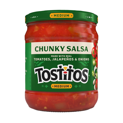 Tostitos Chunky Salsa, Medium 15.5 OZ (439g) - Export