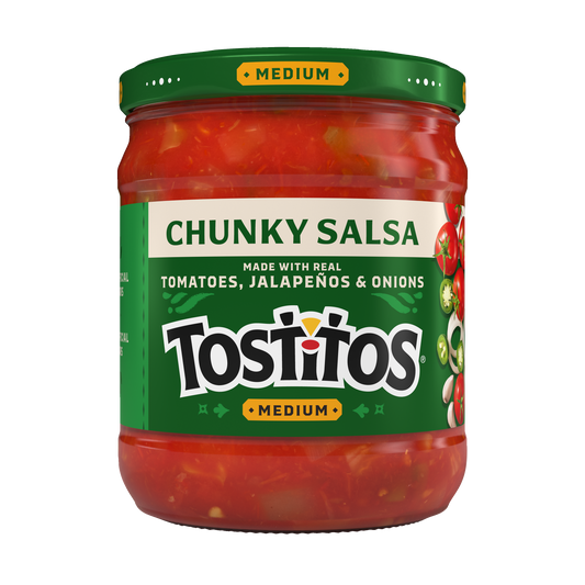 Tostitos Chunky Salsa, Medium 15.5 OZ (439g) - Export