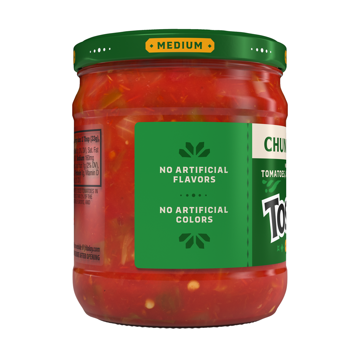 Tostitos Chunky Salsa, Medium 15.5 OZ (439g) - Export