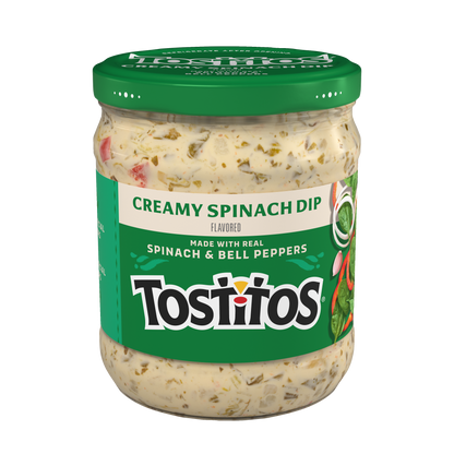 Tostitos Creamy Spinach Dip, Made with Real Spinach  15 OZ (425g) - Export