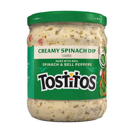 Tostitos Creamy Spinach Dip, Made with Real Spinach  15 OZ (425g) - Export