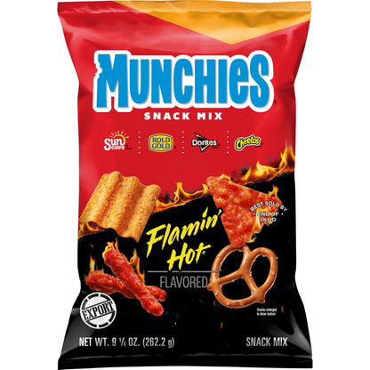 Munchies Snack Mix Flamin Hot Flavored  9.25 OZ (262g) - Export