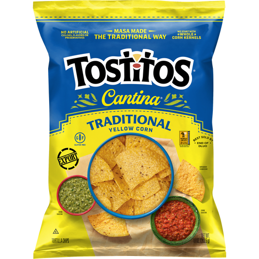 Tostitos Traditional Cantina Tortilla Chip 10 OZ (283.5g) - Export