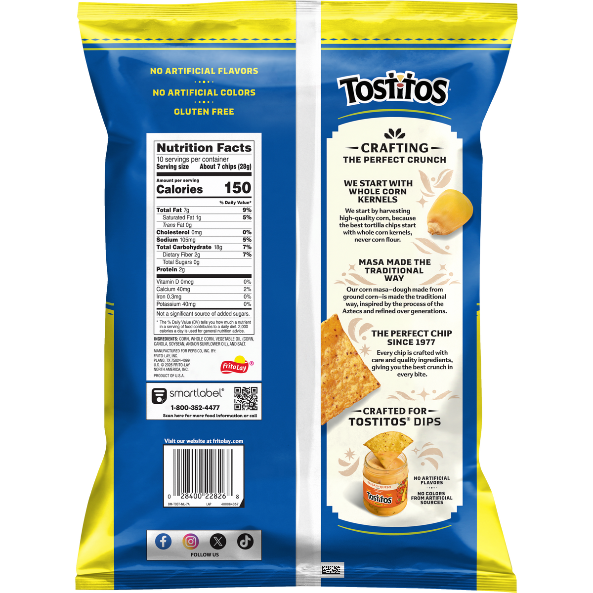 Tostitos Traditional Cantina Tortilla Chip 10 OZ (283.5g) - Export