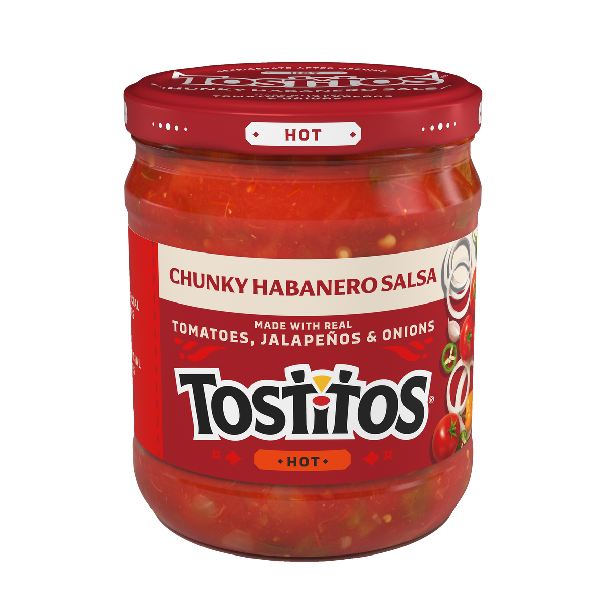 Tostitos Chunky Habanero Salsa Hot 15.5 OZ (439g) - Export
