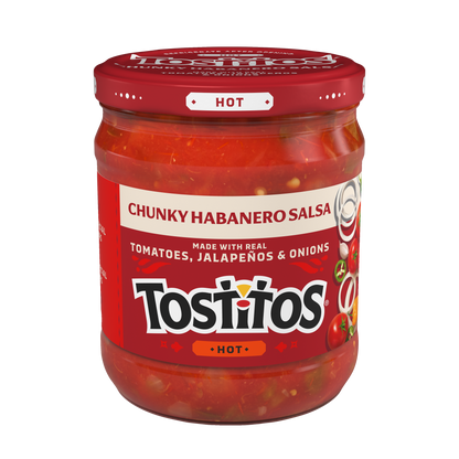 Tostitos Chunky Habanero Salsa Hot 15.5 OZ (439g) - Export