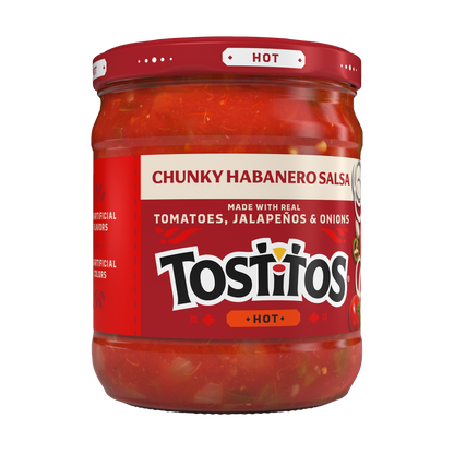 Tostitos Chunky Habanero Salsa Hot 15.5 OZ (439g) - Export