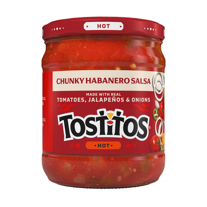 Tostitos Chunky Habanero Salsa Hot 15.5 OZ (439g) - Export