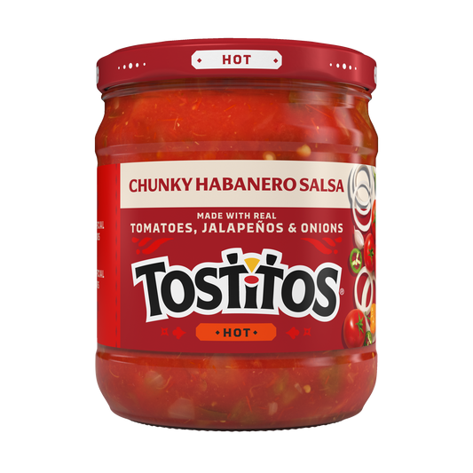 Tostitos Chunky Habanero Salsa Hot 15.5 OZ (439g) - Export