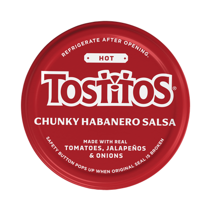 Tostitos Chunky Habanero Salsa Hot 15.5 OZ (439g) - Export