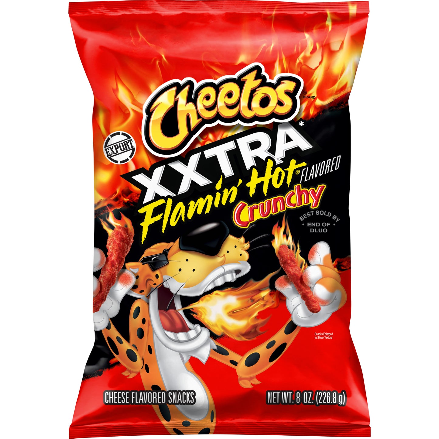 Cheetos Flamin Hot XXTRA, 8 OZ - Export