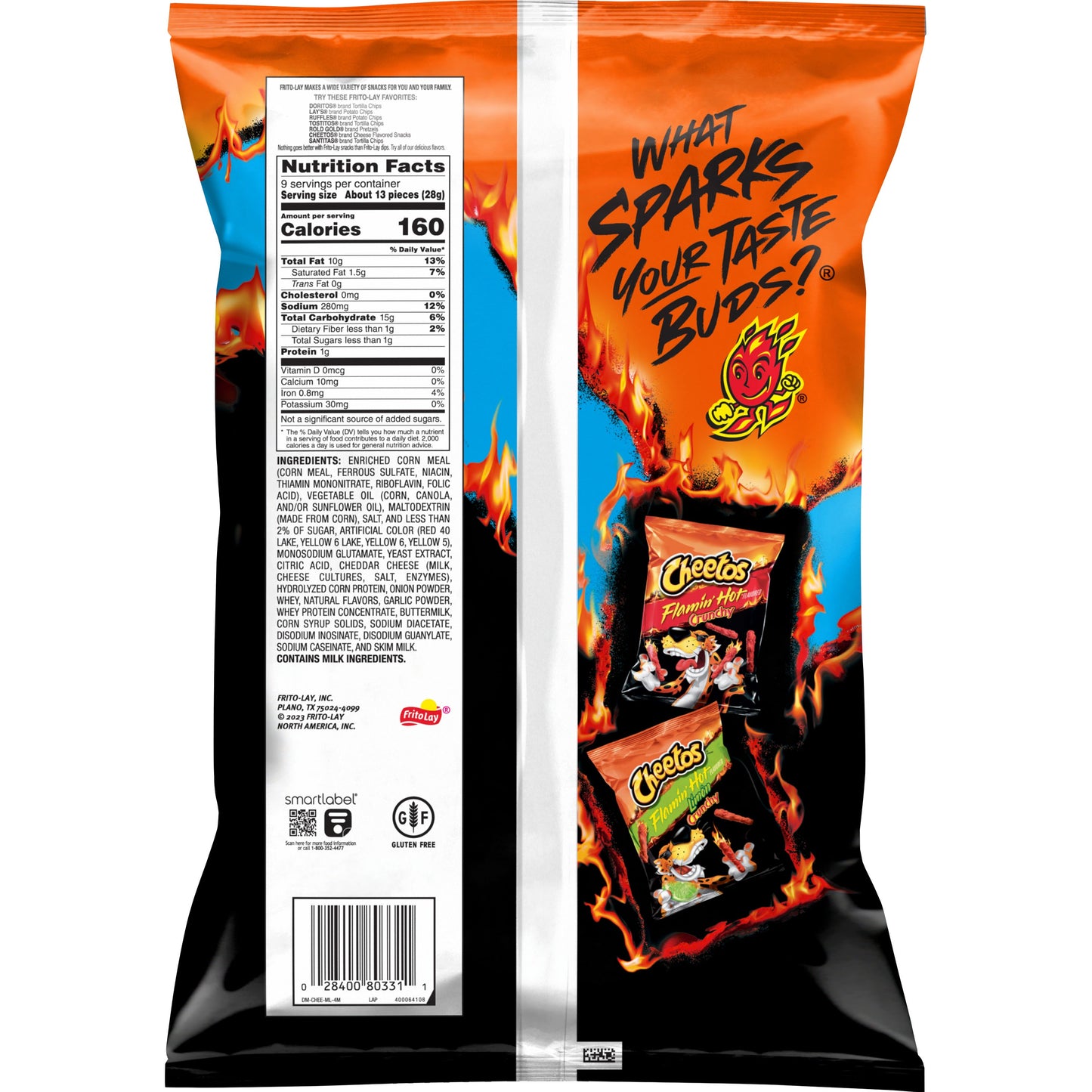 Cheetos Puffs Flamin Hot, 9 OZ - Export