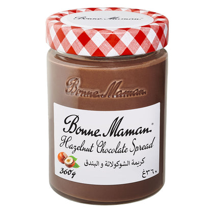 Bonne Maman Hazelnut Chocolate Spread with Cocoa, No Palm Oil, 20% Hazelnut, 360g