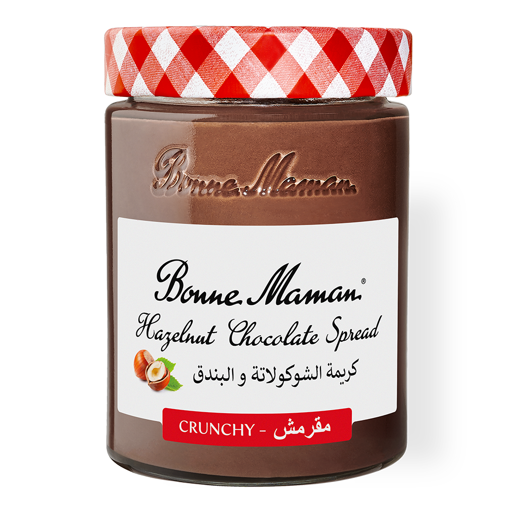 Bonne Maman Hazelnut Chocolate Spread with Cocoa, No Palm Oil, 20% Hazelnut, 360g