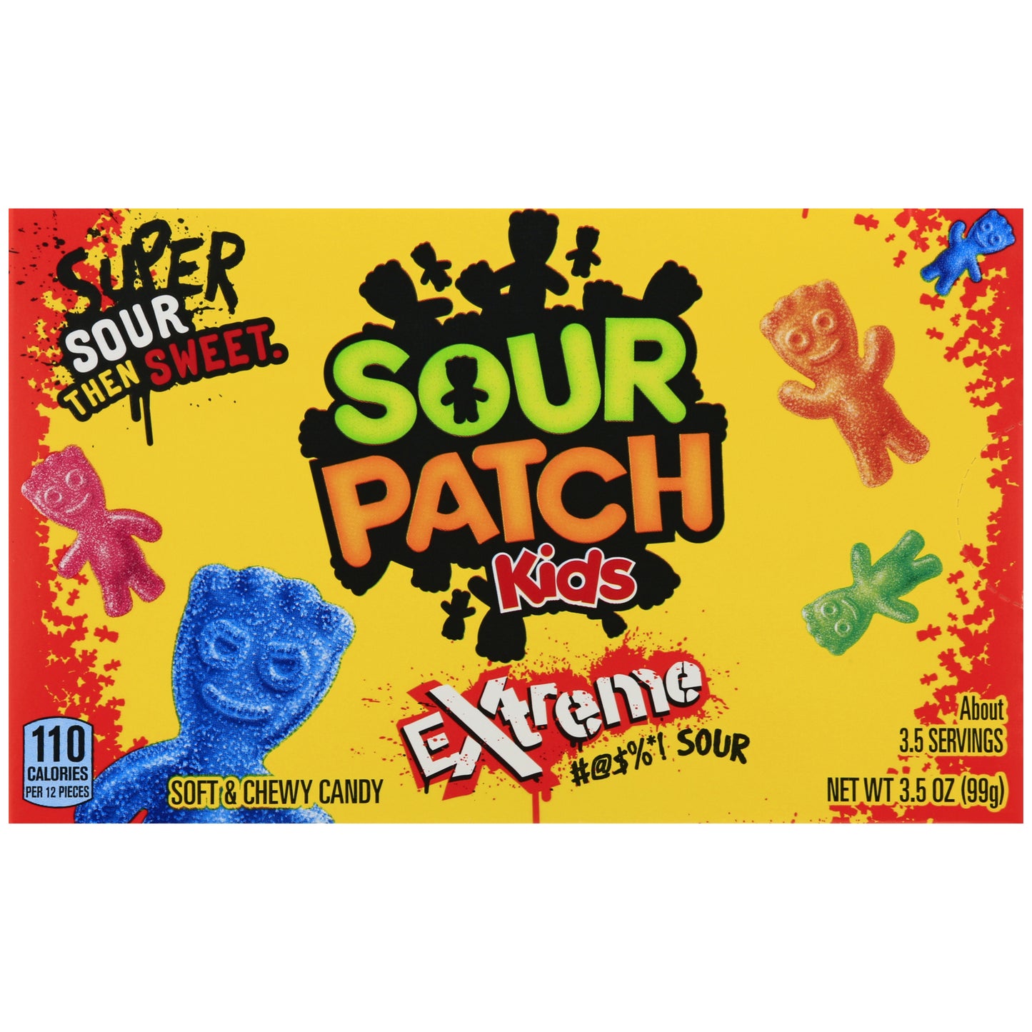Sour Patch Kids Extreme Soft & Chewy Candy - 3.5 Oz