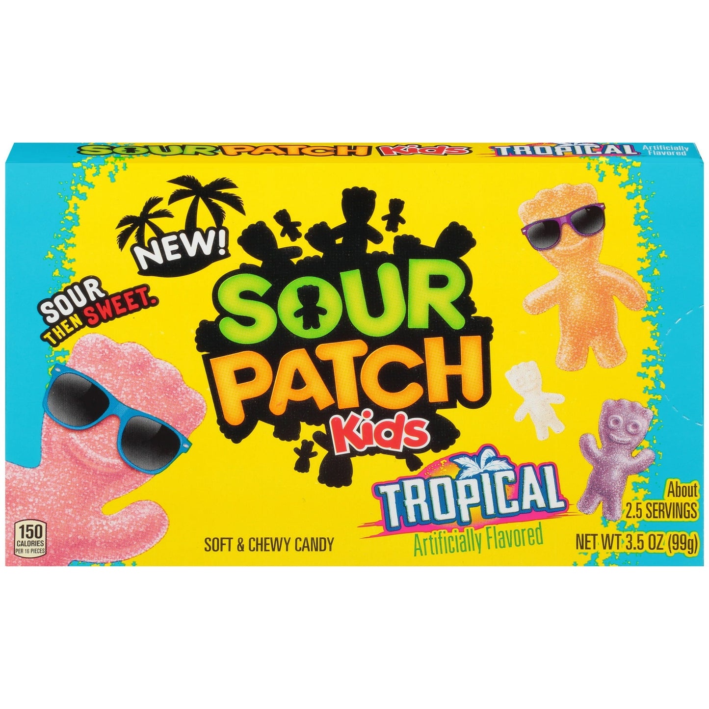 Sour Patch Kids Tropical Candy Theatre Box 3.5 Oz