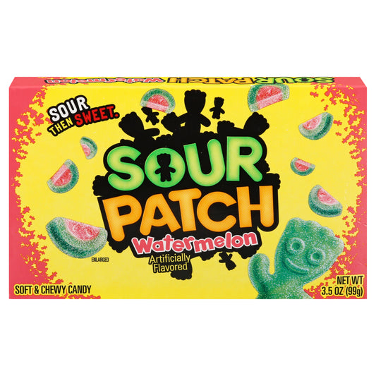 Sour Patch Kids Watermelon Candy Theatre Box 3.5 Oz