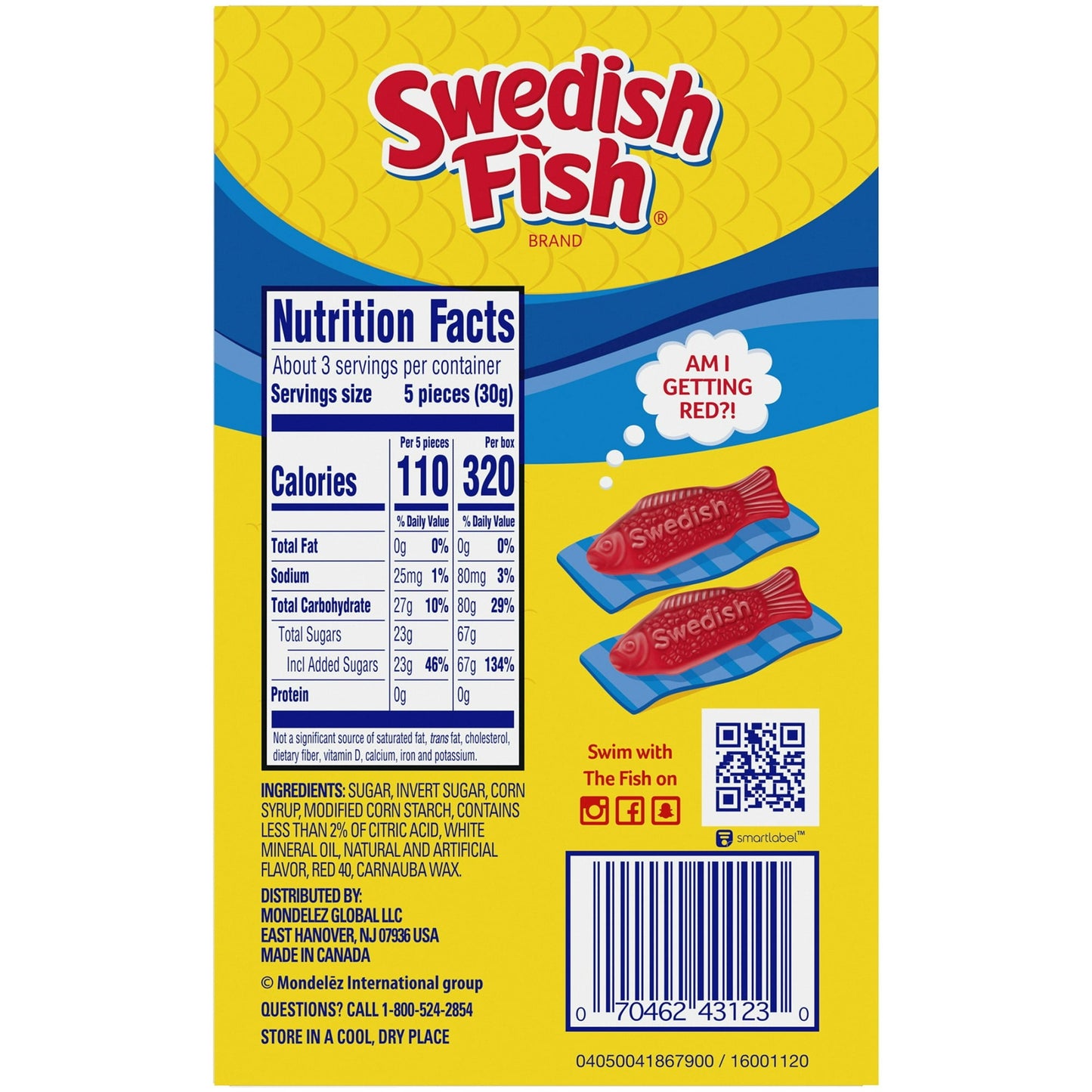 Swedish Fish Original Candy Theatre Box 3.1 Oz