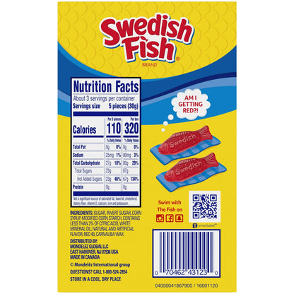 Swedish Fish Original Candy Theatre Box 3.1 Oz