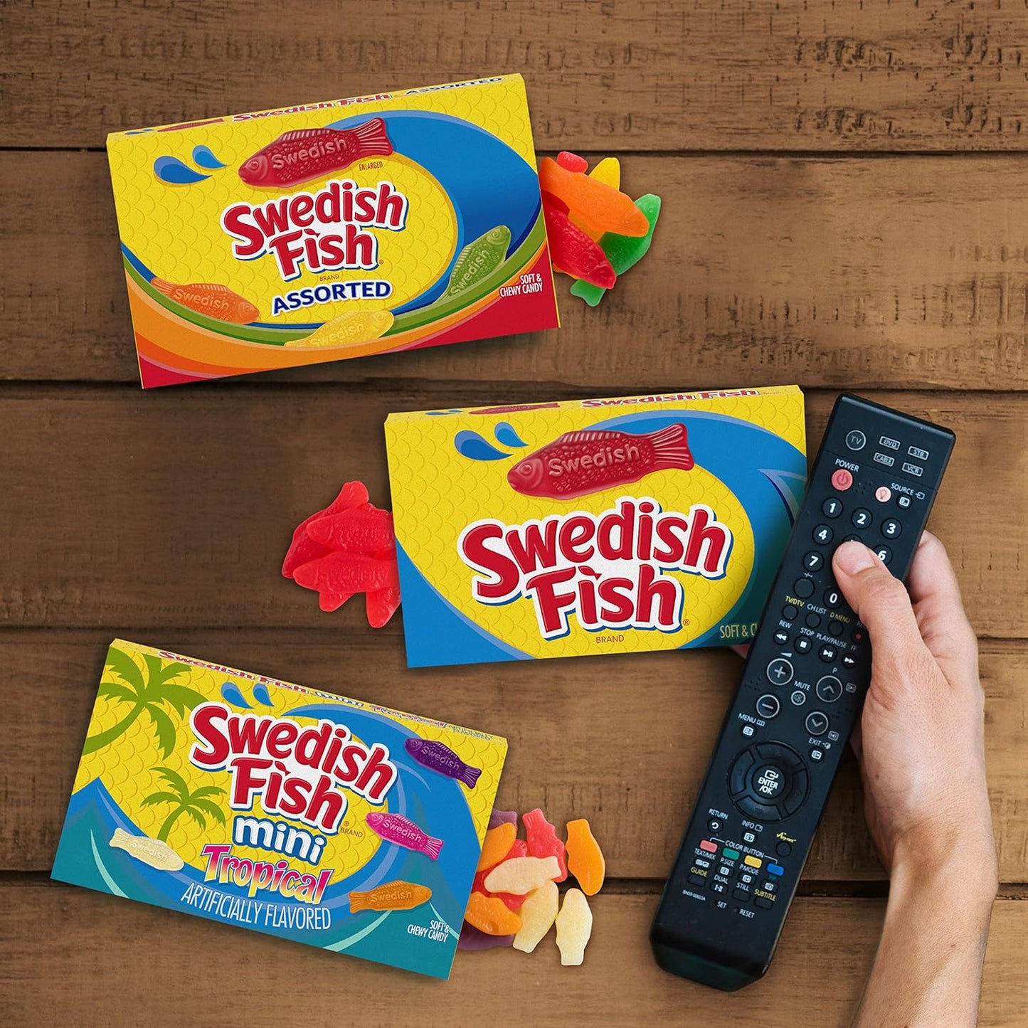 Swedish Fish Original Candy Theatre Box 3.1 Oz