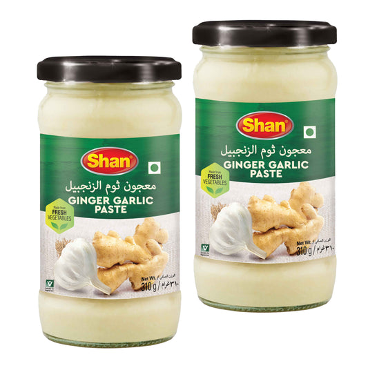 Shan Ginger Garlic Paste 310gm (Twin Pack)