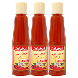 Indofood Lampung Chili Sauce 140ml (Pack of 3)