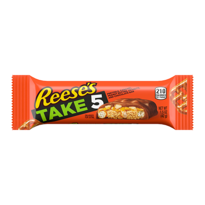 Reese's TAKE5 Chocolate Peanut Butter Candy Bar 42gm
