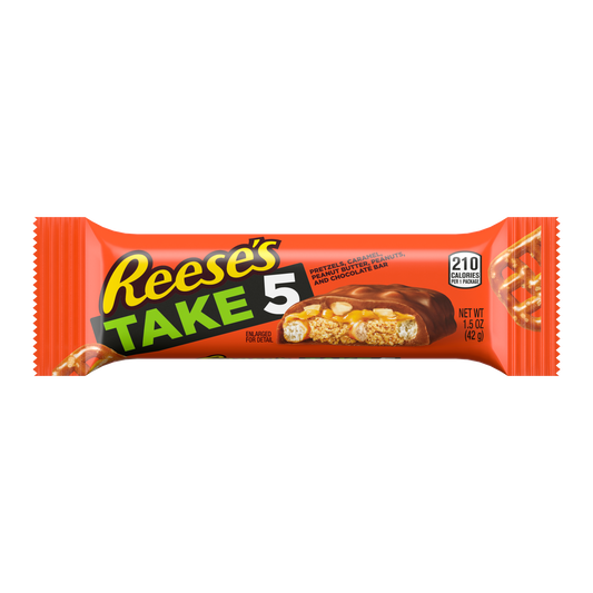Reese's TAKE5 Chocolate Peanut Butter Candy Bar 42gm