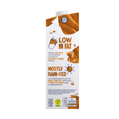 Alpro Almond  Drink, Dual Pack (1l x 2) 100% Plant Based And Dairy Free, Suitable For Vegans, Naturally Free From Lactose, Rich In Nutrients