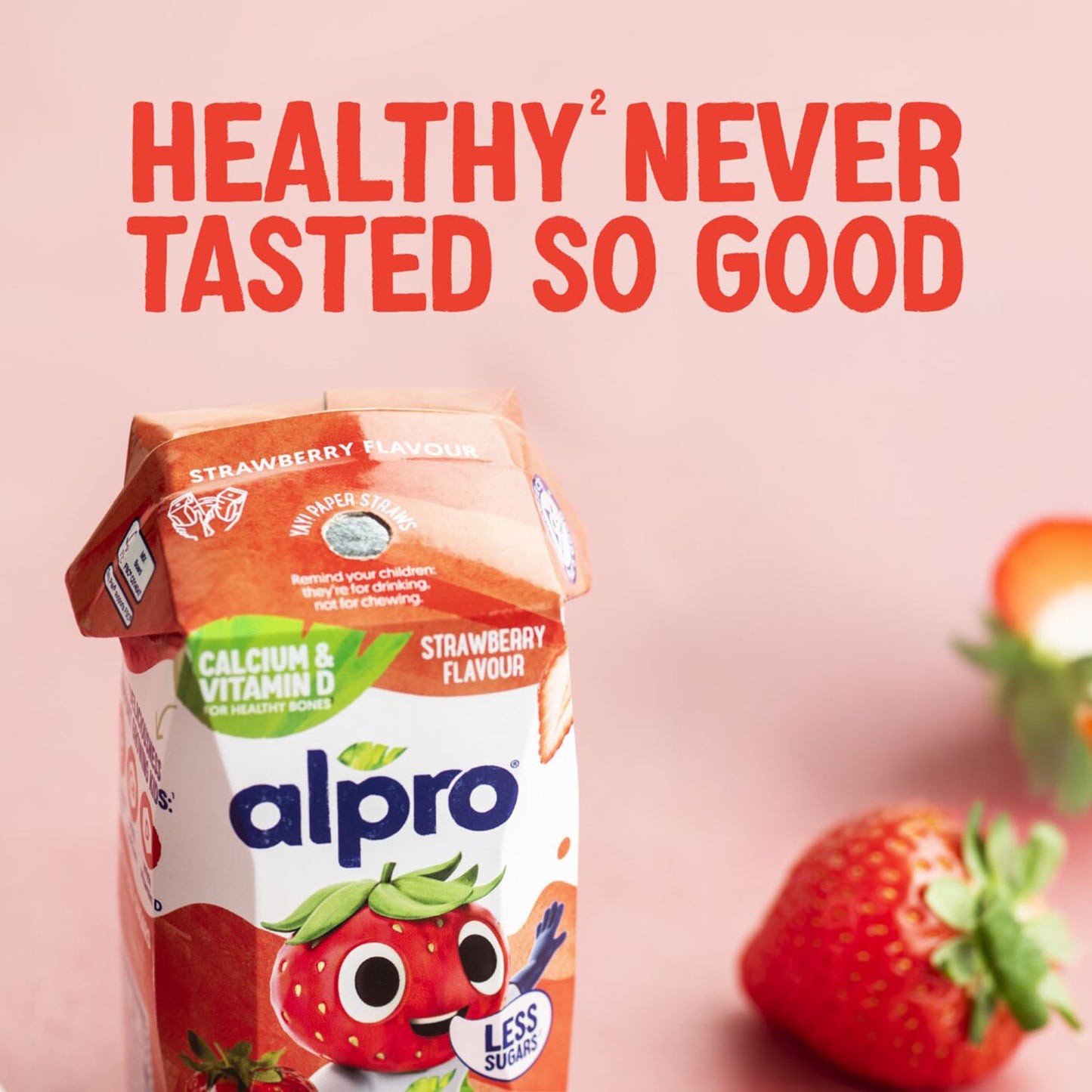 Alpro Kids Strawberry Drink 200ml