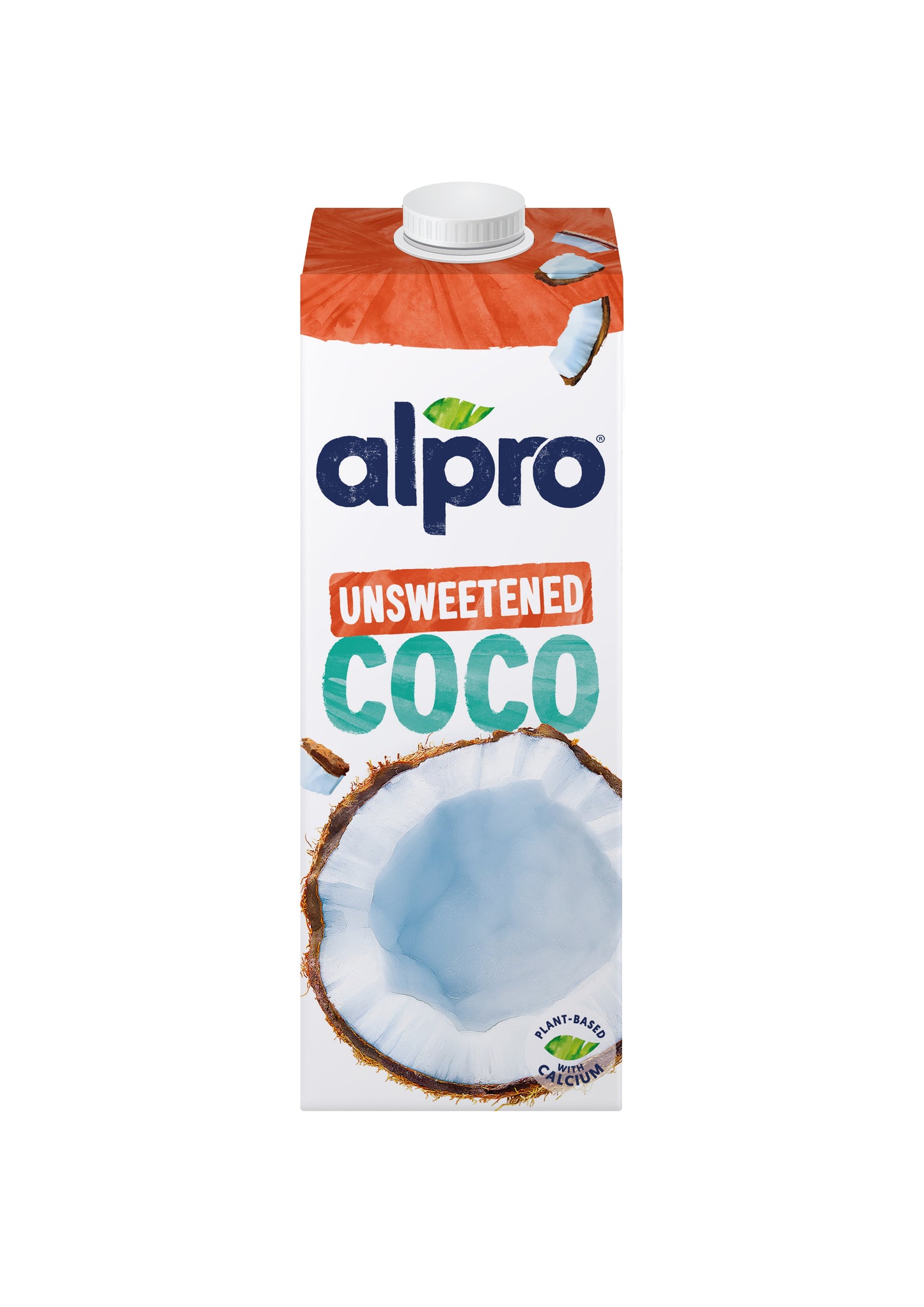 Alpro Drink Coconut No Sugars/ Unsweetened Dual Pack (1l x2), 100% Plant Based And Dairy Free, Suitable For Vegans, Naturally Free From Lactose, Rich In Nutrients