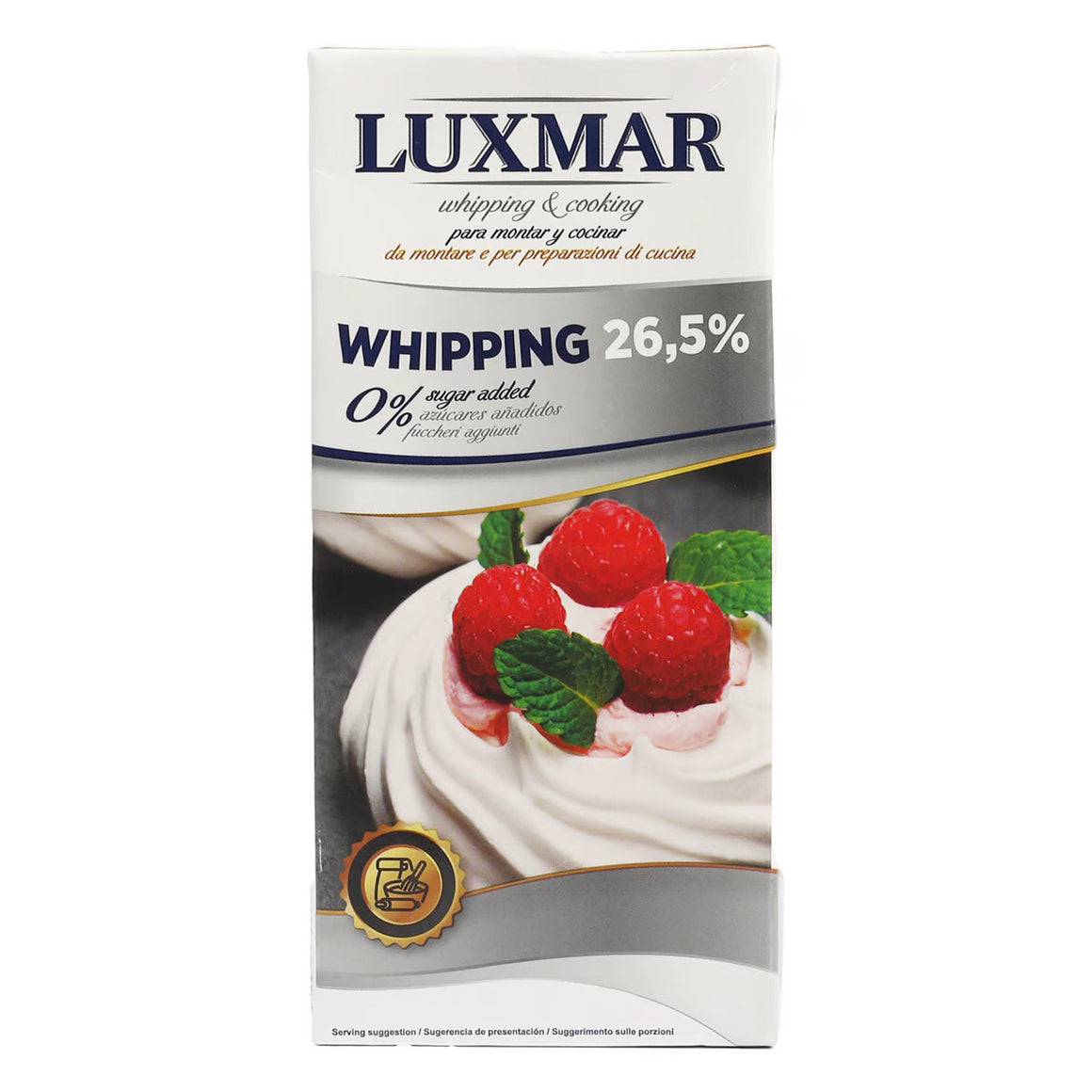 Luxmar Whipping & Cooking Cream 26,5% No Sugar 1L