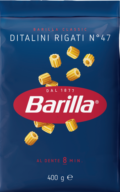 Barilla Soup Pasta Ditalini Rigati 400gm