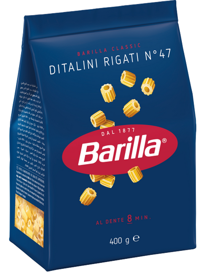 Barilla Soup Pasta Ditalini Rigati 400gm