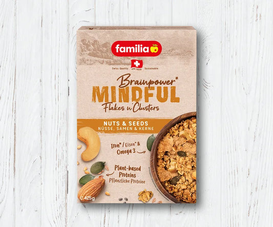 Familia Flakes n Clusters Cereal - Mindful Nuts & Seeds 425gm